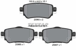 TEXTAR set placute frana, frana disc TEXTAR 2596501 (2596501)