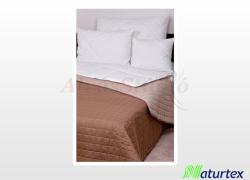 Naturtex Laura microfiber ágytakaró - barna-drapp 140x240 cm - matrac-vilag