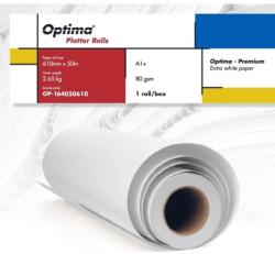 Optima Rola hartie plotter premium A1+ 610mm x 50m, 80g/mp, Optima (OP-164050610)