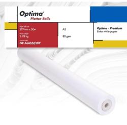 Optima Rola hartie plotter premium A3 297mm x 50m, 80g/mp, Optima (OP-164050297)