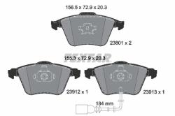 TEXTAR set placute frana, frana disc TEXTAR Q+ 2380101 (2380101)