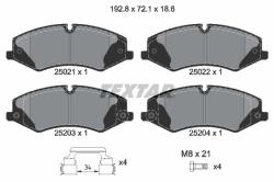 TEXTAR set placute frana, frana disc TEXTAR Q+ 2502201 (2502201)