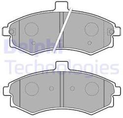 DELPHI set placute frana, frana disc DELPHI LP1788 (LP1788)