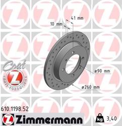 ZIMMERMANN Disc frana ZIMMERMANN SPORT Z 610.1198. 52 (610.1198.52)