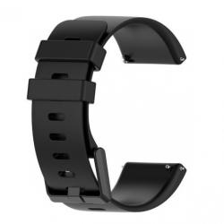 BSTRAP Silicone (Large) curea pentru Fitbit Versa / Versa 2, black (SFI010C01)
