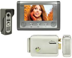 PNI Kit Interfon video SilverCloud House 715 cu ecran LCD de 7 inch si Yala electromagnetica SilverCloud YL500 (PNI-SC715YL500)