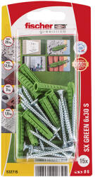 Fischer Green 15DB SX 6X30 dübel+csavar (567861)