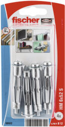 Fischer üreges fémdübel HM 6 x 52 S csavarral (90932)