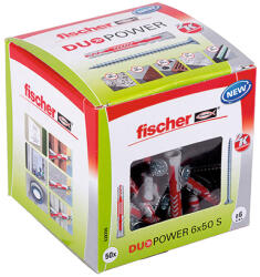 Fischer Duopower 50db 6x50 dübel csavarral (538255)