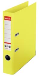 Esselte Biblioraft Esselte No. 1 Power Recycled, carton, 100% reciclat, reciclabil, certificare FSC, A4, 50 mm, galben E627573