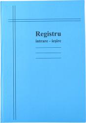 Registru intrare/iesire coperti cartonate, format A4, orientare portret, 100 file (REGII1)