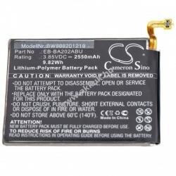 VHBW Helyettesítő akku Samsung Galaxy A20e típus EB-BA202ABU 2550mAh Li-Po