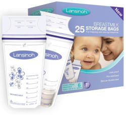  Lansinoh anyatejtároló fagyasztózacskó - 25 db/csomag - babyshopkaposvar