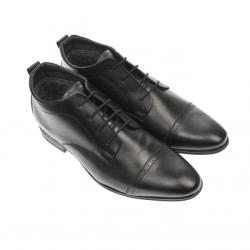 Lucianis style Pantofi barbatesti casual din piele naturala, negru - 2072NBOX (2072NBOX)