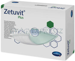 ZETUVIT PLUS Extra nedvszívó képességű steril többrétegű sebpárna 10 x 10 cm