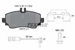 TEXTAR set placute frana, frana disc TEXTAR Q+ 2307005 (2307005)