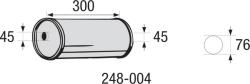 BOSAL Toba esapamet intermediara, universal BOSAL 248-004 (248-004) - automobilus
