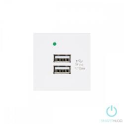 Smarthugo Dupla Fehér USB Csatlakozó (sh413001)