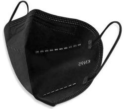 Face mask Петслойна ffp2 маска без клапан - черна, унисекс