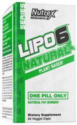 NOW Nutrex Lipo 6 Natural 60 veg caps