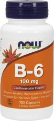 NOW Now B-6 100 mg 100 caps - suplimente-sport