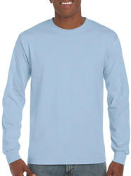 Gildan Uniszex póló Hosszú ujjú Gildan Ultra Cotton Adult T-Shirt LS - XL, Világos kék