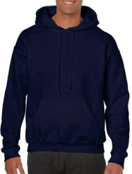 Gildan Uniszex Pulóver Kapucnis Hosszú ujjú Gildan Heavy Blend Hooded Sweat - 4XL, Sötétkék (navy)