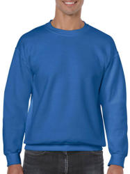 Gildan Uniszex Pulóver Hosszú ujjú Gildan Heavy Blend Adult Crewneck Sweat - 2XL, Királykék