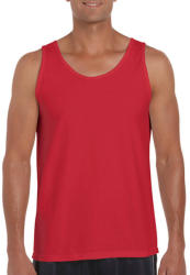 Gildan Uniszex póló Ujjatlan Gildan Softstyle Adult Tank Top - S, Piros