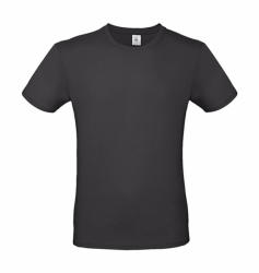 B and C Csomag akciós póló (minimum 3 db) Férfi rövid ujjú póló B&C #E150 T-Shirt -2XL, Teljesen fekete