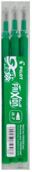 Pilot Rezerva roller Pilot Frixion Ball/Clicker, 0.7 mm, verde, 3 bucati/set (PBLS-FR7G-S3)
