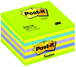 Post-it Notes adeziv Post-It 3M, 76 x 76 mm, 450 file, Neon (NOT072)