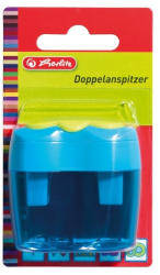 Herlitz Ascutitoare plastic dubla Herlitz 10921112, Roz (10921112/ROZ)