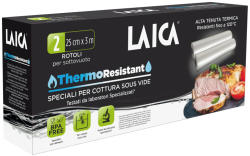 LAICA Set 2 role pentru gatit ThermoResistant, 25 x 300 cm, fara BPA (TR2000)
