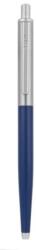 Zebra Golyóstoll, 0, 24 mm, nyomógombos, ezüst színű klip, kék tolltest, ZEBRA 901, kék (TZ83742) (83742)