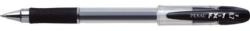 PENAC Pix cu gel PENAC FX-1, rubber grip, 0.7mm, con metalic, corp transparent - scriere neagra (P-BA1903-06F) - ihtis