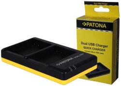 Patona DUPLA - GYORS AKKUMULÁTOR TÖLTŐ NIKON EN-EL14, ENEL14 MICRO-USB kábel (1966)