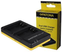 Patona DUPLA - GYORS AKKUMULÁTOR TÖLTŐ CANON LP-E17 EOS 750D 760D KISS X8I MICRO-USB kábellel (1939)