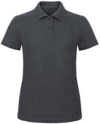 B and C Női galléros póló rövid ujjú B&C Ladies' Piqué Polo Shirt - PWI11 - XL, Anthracite