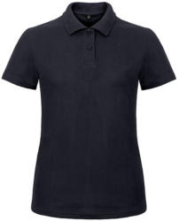 B and C Női galléros póló rövid ujjú B&C Ladies' Piqué Polo Shirt - PWI11 - 2XL, Sötétkék (navy)