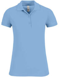B and C Női galléros póló rövid ujjú B&C Safran Timeless Women - PW457 - 2XL, Ég kék
