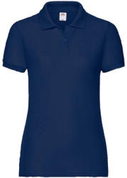 Fruit of the Loom Női Galléros póló Rövid ujjú Fruit of the Loom 65/35 Polo Lady-Fit - 2XL, Sötétkék (navy)