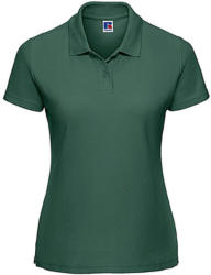 Russell Europe Női galléros póló rövid ujjú Russell Europe Ladies' Polo Poly-Cotton Blend - 4XL, Sötétzöld