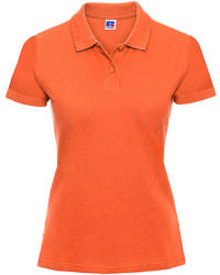 Russell Europe Női Galléros póló Rövid ujjú Russell Europe Ladies' Piqué Polo - 2XL, Narancssárga