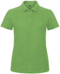 B and C Női galléros póló rövid ujjú B&C Ladies' Piqué Polo Shirt - PWI11 - XL, Igazi zöld