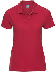 Russell Europe Női galléros póló rövid ujjú Russell Europe Better Polo Ladies' - XS, Piros