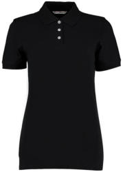 Kustom Kit Női galléros póló rövid ujjú Kustom Kit Ladies' Kate Poloshirt - XS (8), Fekete