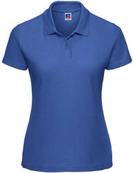 Russell Europe Női galléros póló rövid ujjú Russell Europe Ladies' Polo Poly-Cotton Blend - XS, Világos királykék