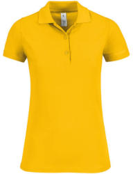 B and C Női galléros póló rövid ujjú B&C Safran Timeless Women - PW457 - S, Aranysárga