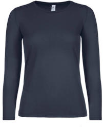 B&C Collection Női hosszú ujjú póló B&C #E150 LSL /women -XL, Sötétkék (navy)